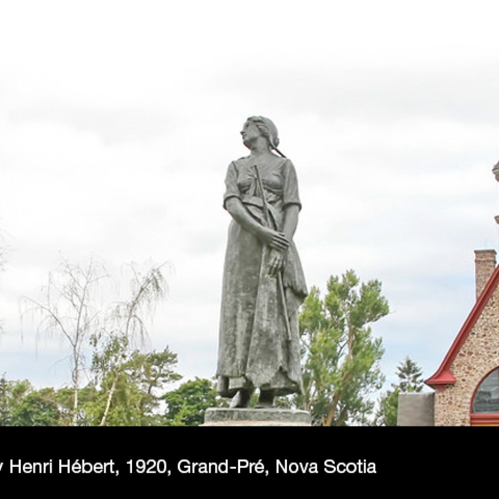 Evangeline Monument Bronze By Henri Hébert 1920 Grand Pré Nova Scotia